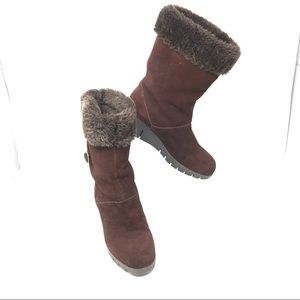 Wedge Boots Winter Life stride Convoy Suede